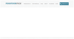 Desktop Screenshot of foodtourpros.com
